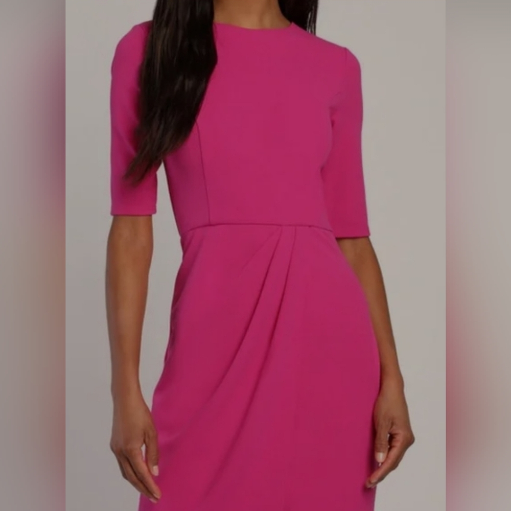 Lulu's Women's Fitted Pink Sheath Dress
